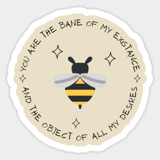 Bee monologue Sticker